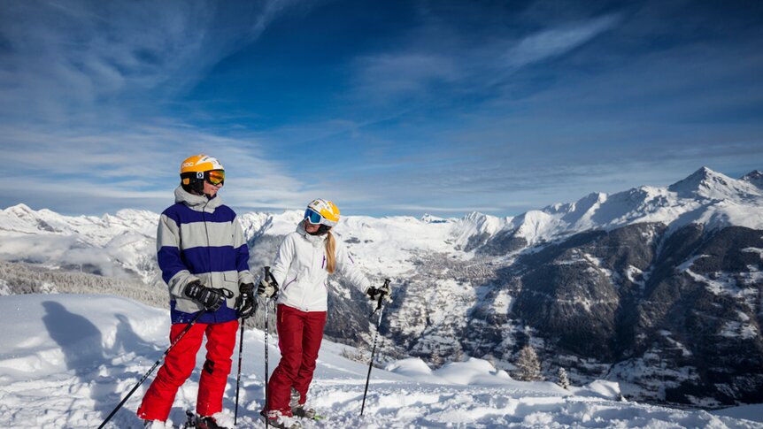 Bruson, ski resort, Switzerland