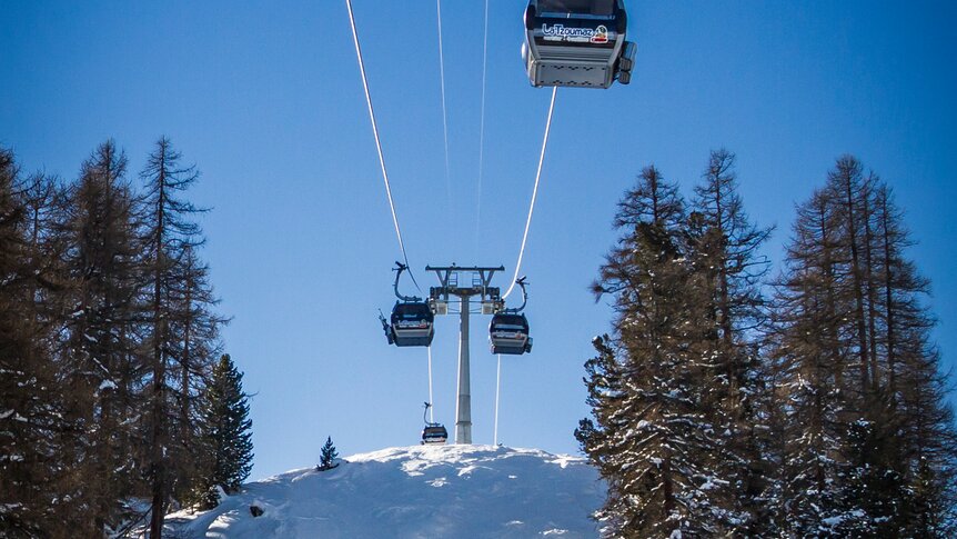 La Tzoumaz ski resort Switzerland