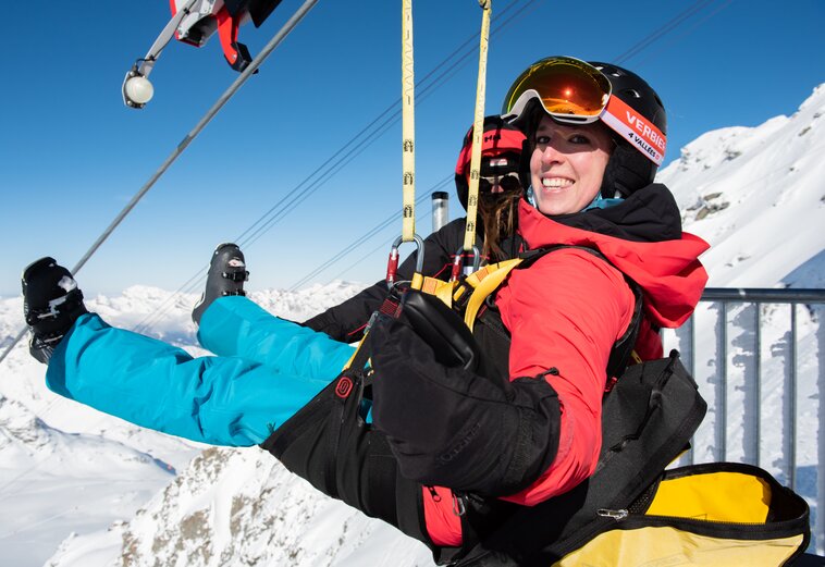 Zipline, Mont-Fort, Verbier, Switzerland